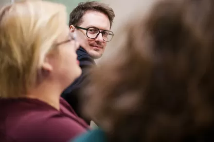 Troje uczestników warsztatów.