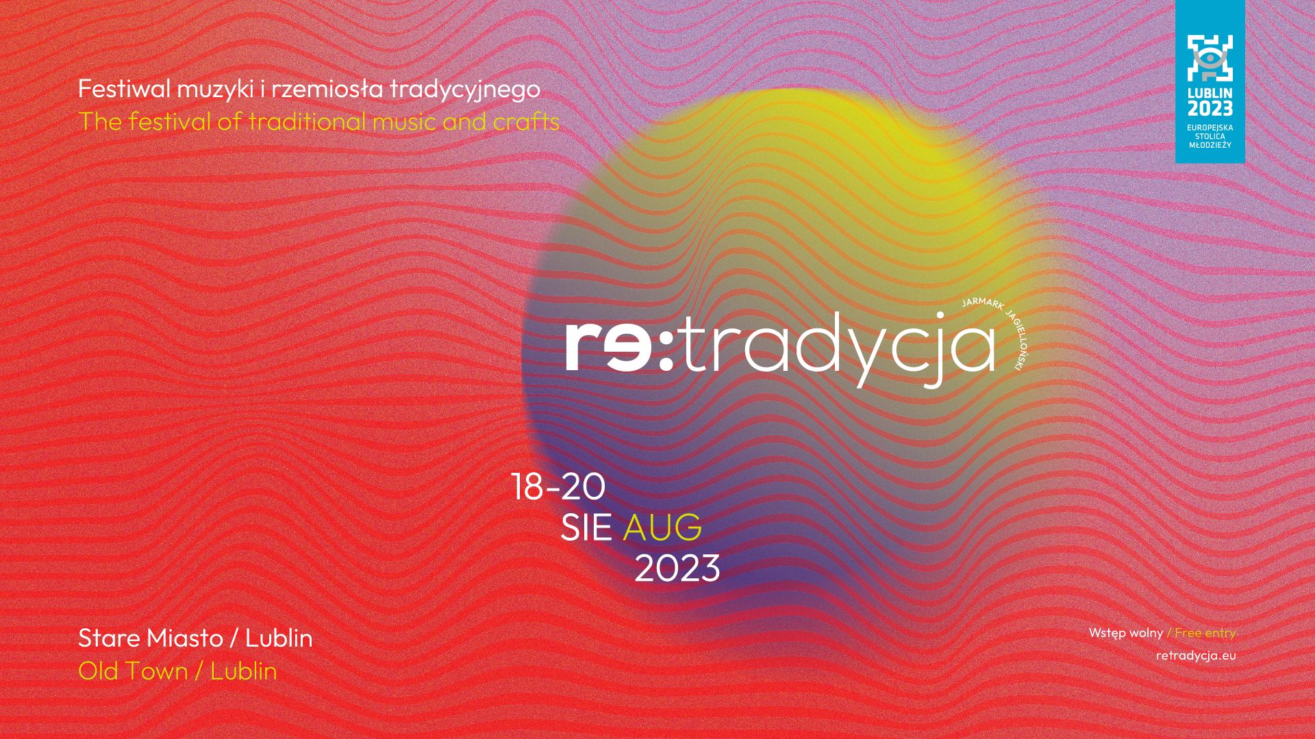 Plakat promujący Festiwal Re:tradycja 2023.