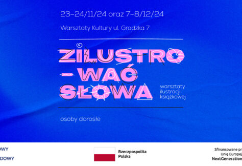 Grafika zapowiadająca projekt Zilustrować Słowa.