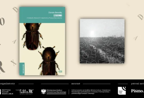 Okładka książki pt. Szkodniki. Napis: Echo liter.