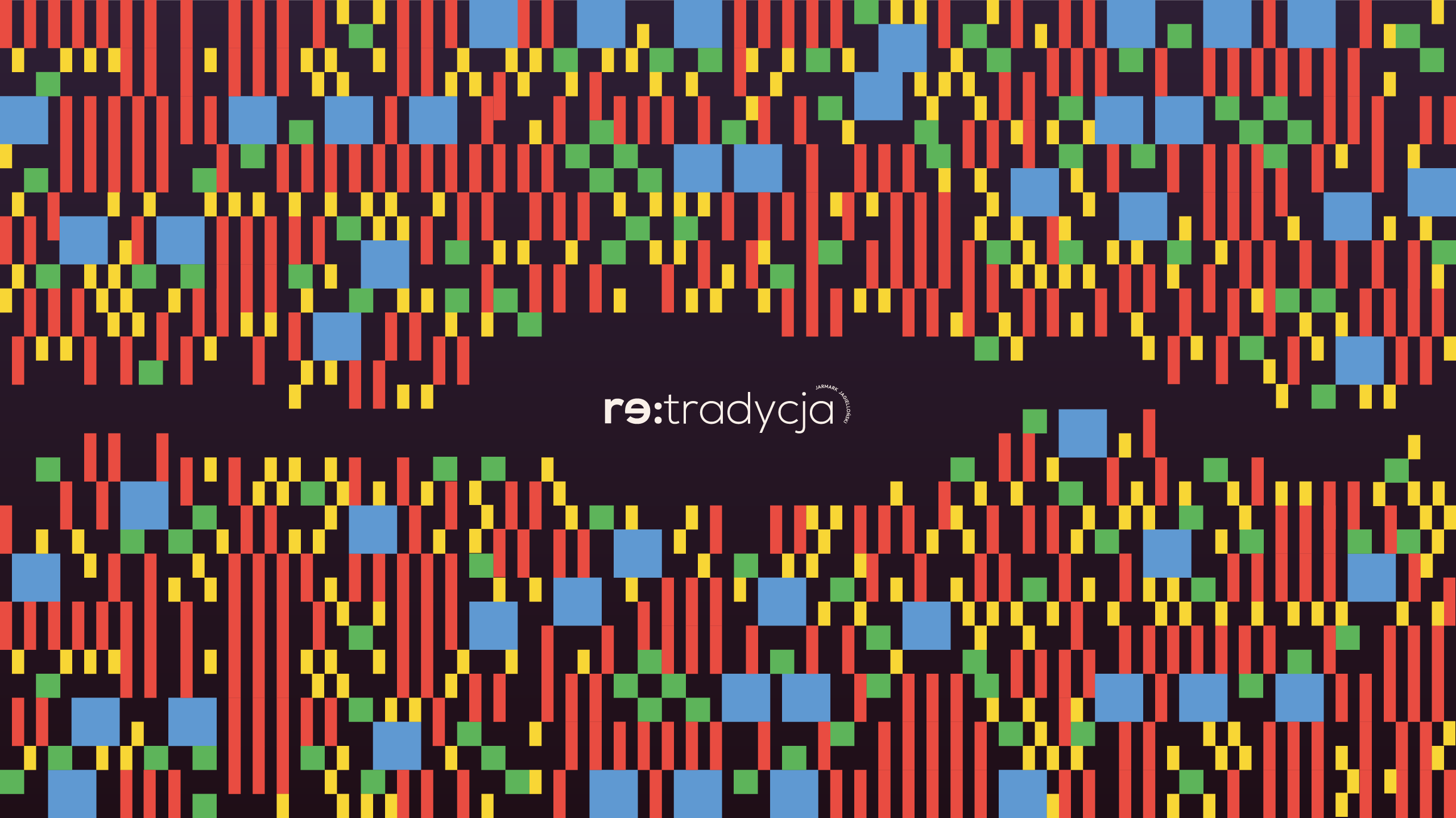 Grafika z identyfikacją wizualną festiwalu Re:tradycja.