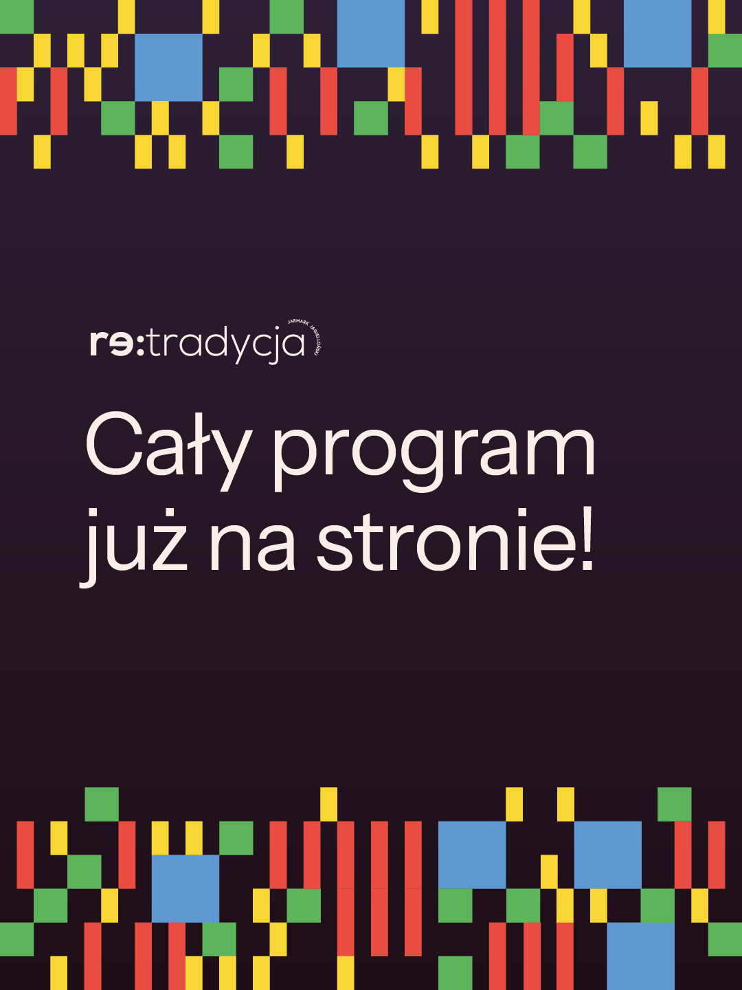 Re_static Grafika z napisem cały program już na stronie!